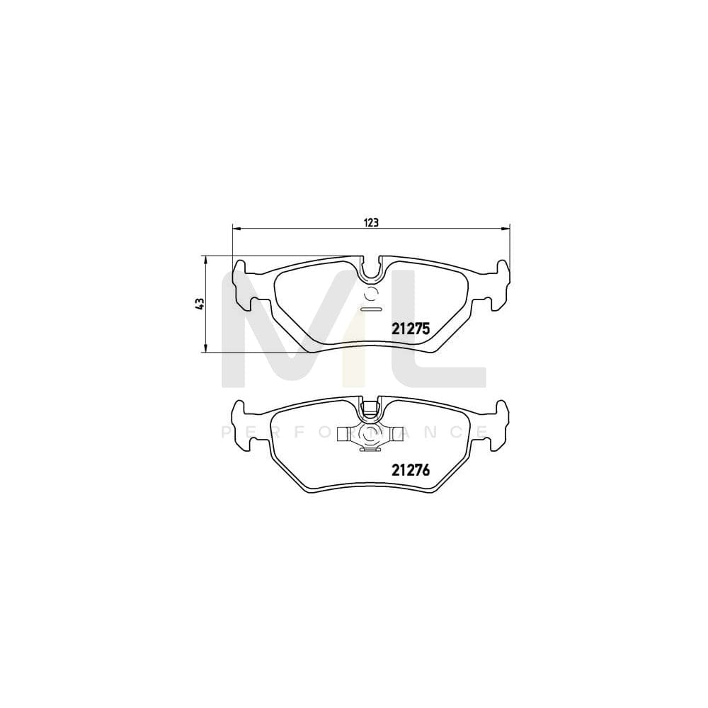 Brembo P 23 062 Brake Pad Set | ML Performance Car Parts