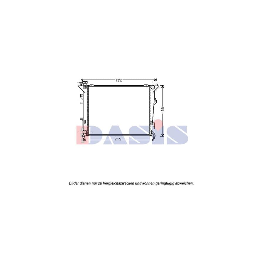 AKS Dasis 510098N Engine Radiator