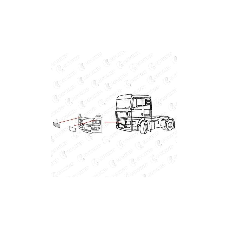 Covind Tgx/ 98 Cover, Bumper