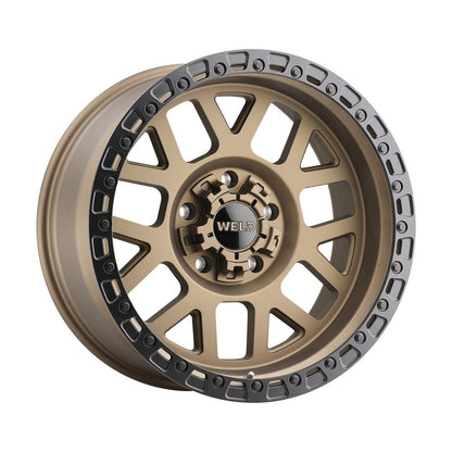 Weld W11579026500 Cinch W115 Wheel 17x9 5x114.3 ET0 BS5 Satin Bronze - Satin Black