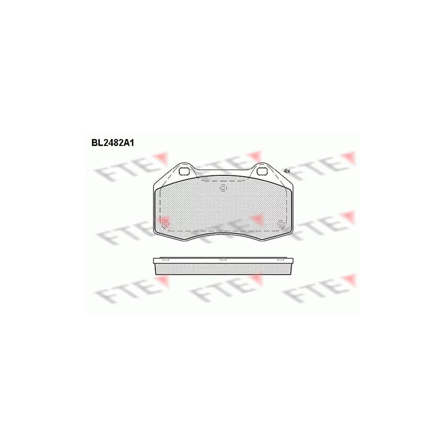 FTE Bl2482A1 Brake Pad Set