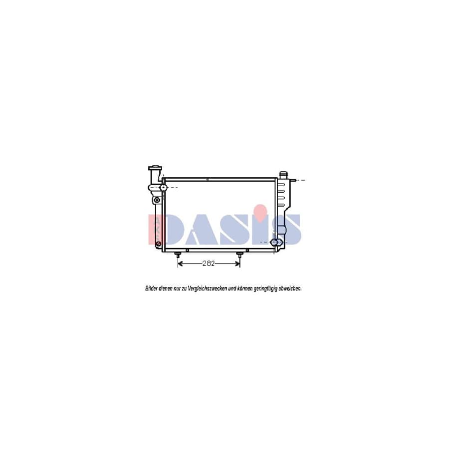 AKS Dasis 160930N Engine Radiator for Peugeot 205 I Hatchback
