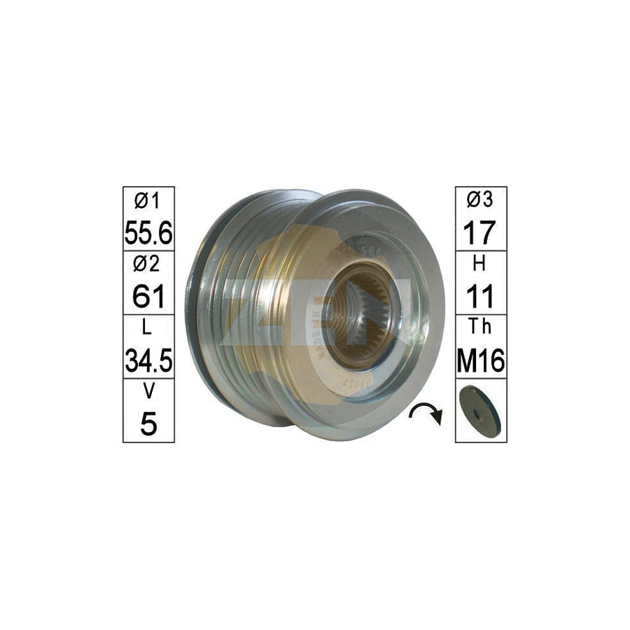 Era ZN5668 Alternator Freewheel Clutch