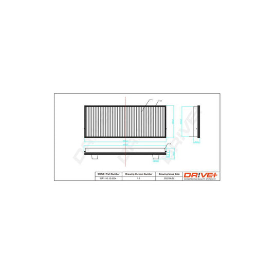 Dr!Ve+ DP1110.12.0034 Pollen Filter For Renault Espace IV (Jk)