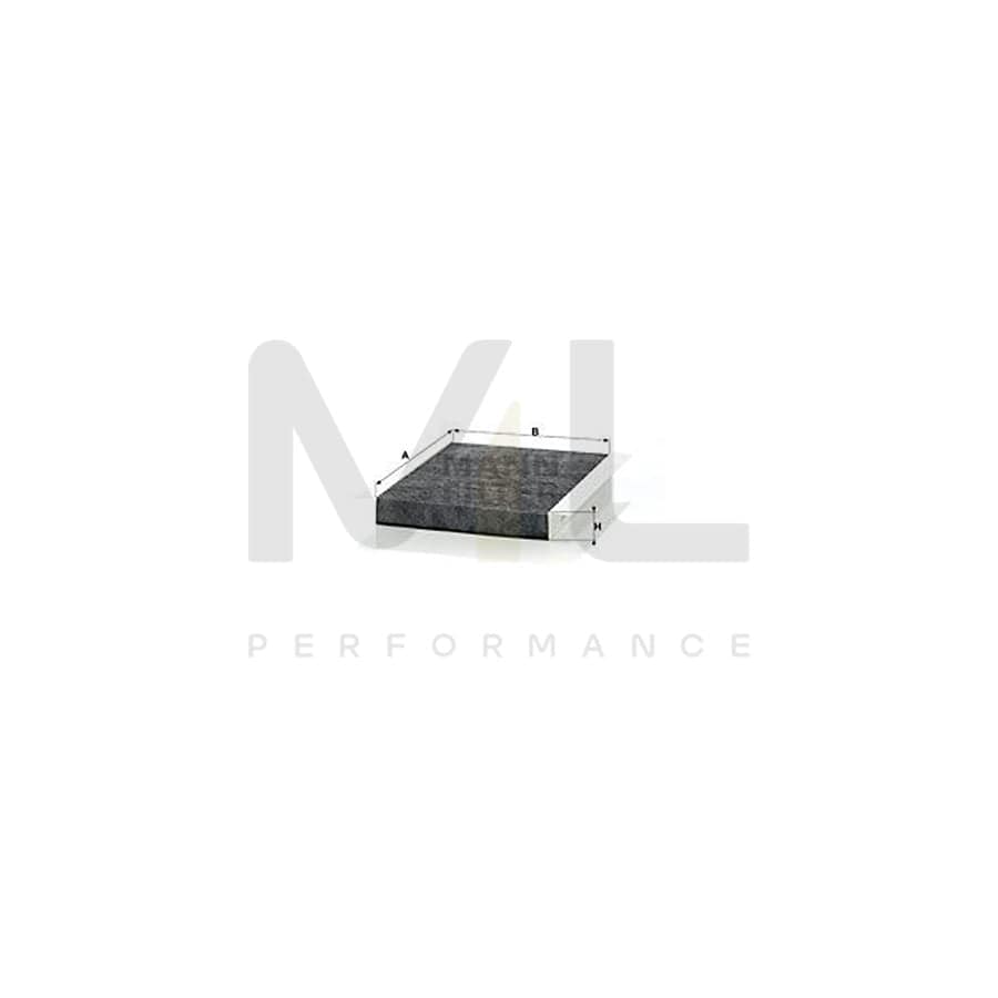 MANN-FILTER CUK 2680 Pollen filter for CITROÃ‹N XSARA Activated Carbon Filter