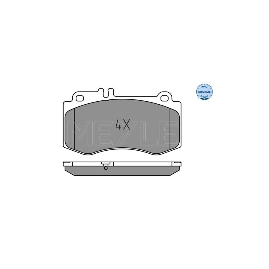 Meyle 025 249 7618 Brake Pad Set