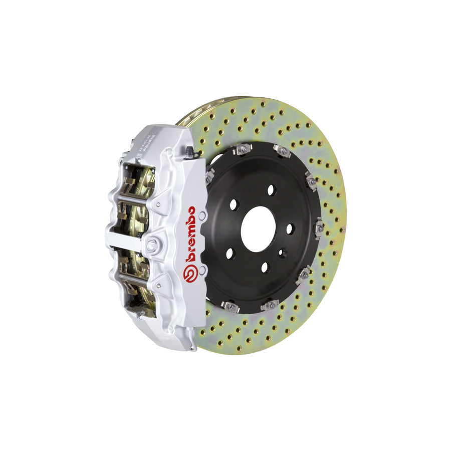 Brembo 1G1.9024A Audi A8 Front GT 8-Pistons Drilled 2-piece Big Brake Kit 380x34mm