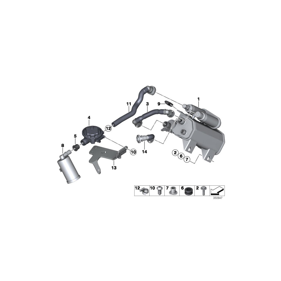 Genuine BMW 16137446786 F25 F26 Dust Filter (Inc. X4 20iX, X4 35iX & X3 35iX) | ML Performance US Car Parts