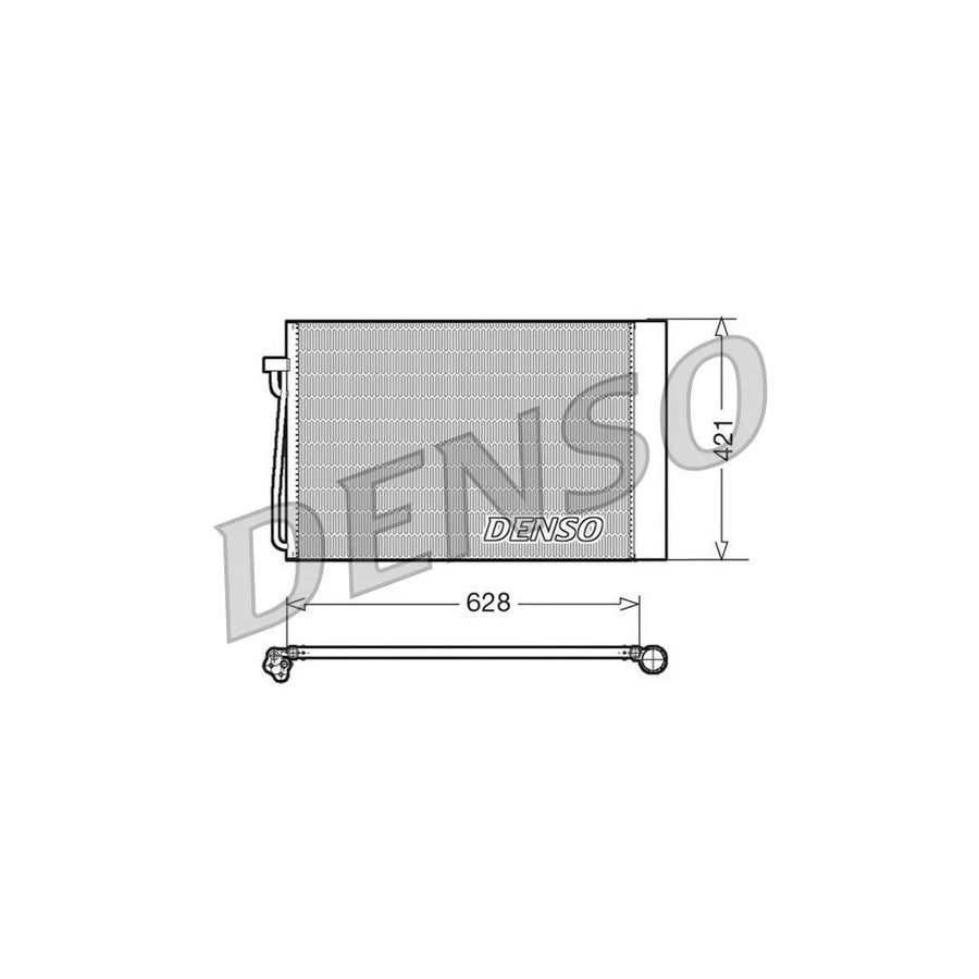 DENSO DCN05018 Air Conditioning Condenser