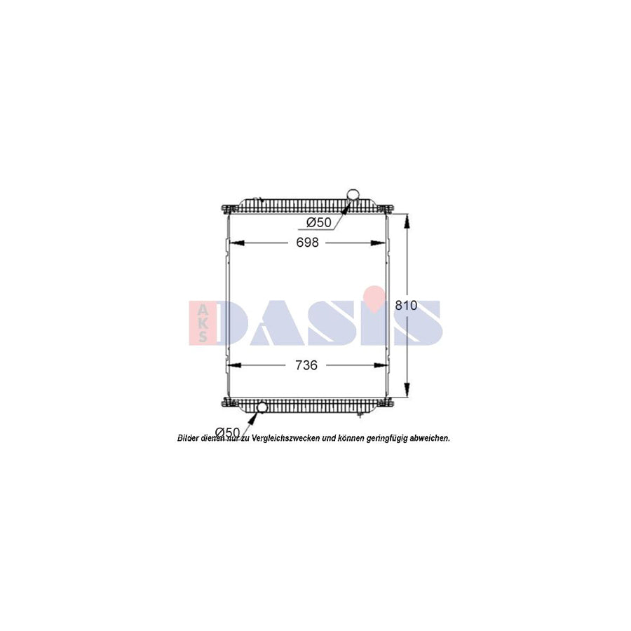 AKS Dasis 390008S Engine Radiator