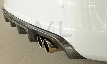 Rieger 00099356 Audi 8V A3 Rear Diffuser 5 | ML Performance UK Car Parts