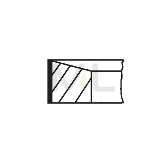 MAHLE ORIGINAL 012 07 V0 Piston Ring Kit Cyl.Bore: 84,0mm | ML Performance Car Parts