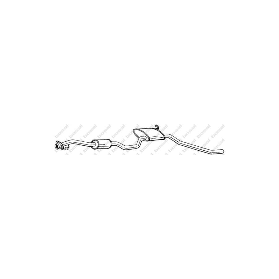 Bosal 289-853 Middle Silencer for Ford Sierra