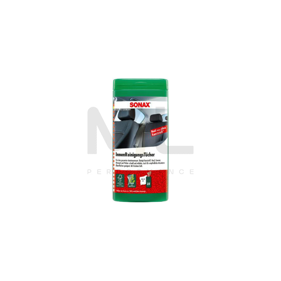 SONAX 04122000 Interior Cleaning Wipes (Box) 25pcs.