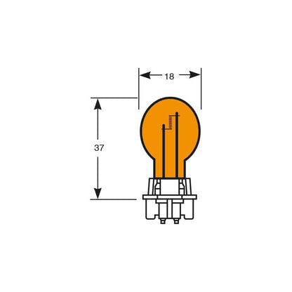 RING R12174 HIPERVISION 12V 24W AMBER PWY24W   