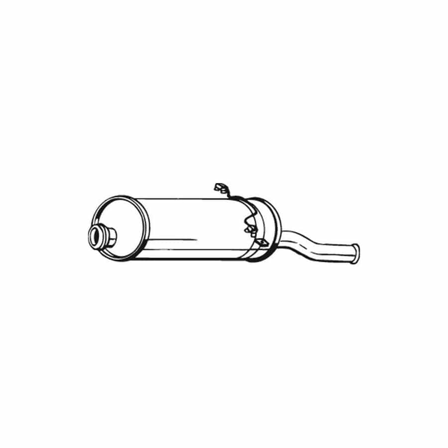 Bosal 135-021 Rear Silencer for Citroen Xsara Picasso (N68)