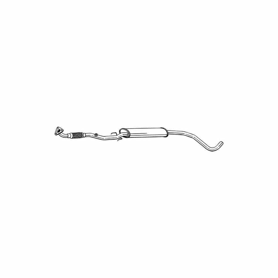 Bosal 291-017 Middle Silencer