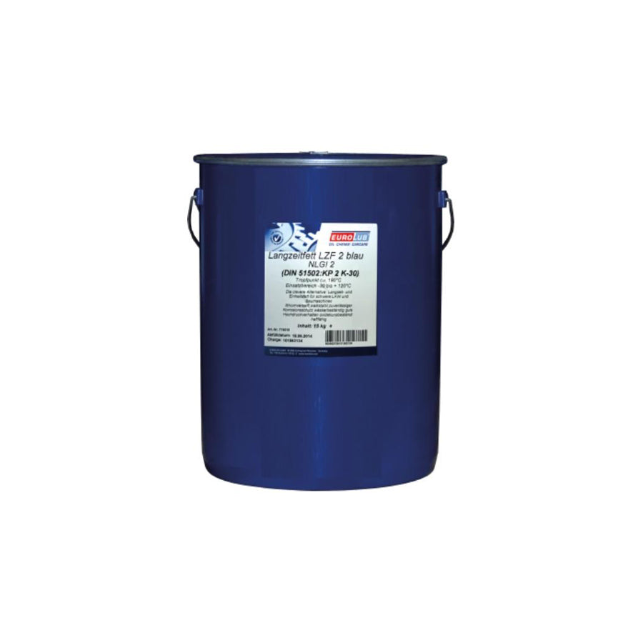 Eurolub Langzeitfett, Lzf 2 Blau 719015 Anti-Friction Bearing Grease