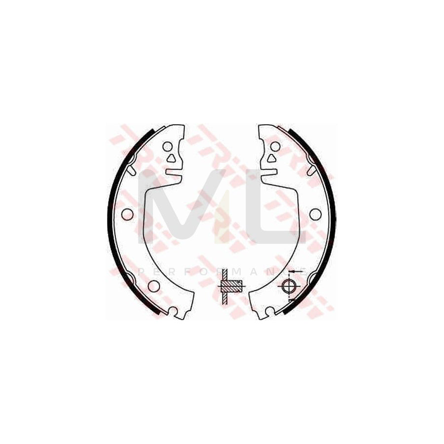 TRW GS8300 Brake Shoe Set for SKODA FAVORIT | ML Performance Car Parts