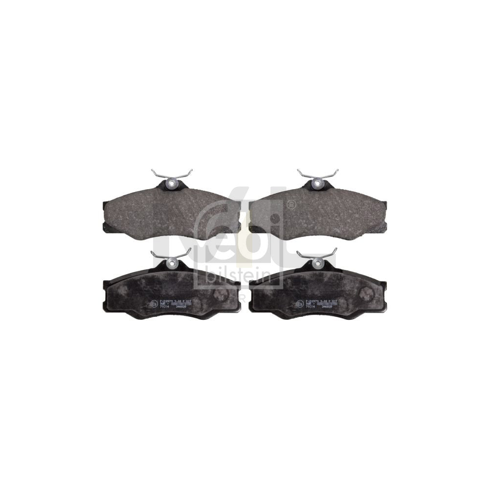 Febi Bilstein 16298 Brake Pad Set For Front Axle, Excl. Wear Warning Contact