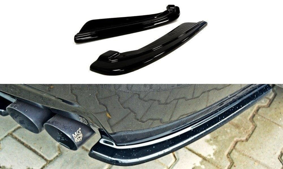 Maxton Design BM-5-11-MPACK-RSD2T Rear Side Splitters (two double exhaust ends) BMW Series 5 F11 M-Pack | ML Performance UK Car Parts