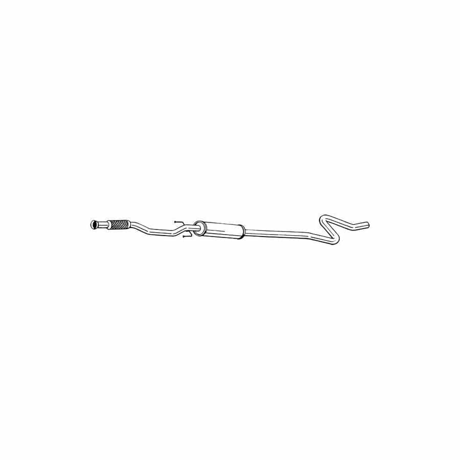 Bosal 291-071 Middle Silencer