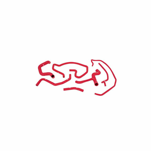 Mishimoto MMHOSE-SVT-02RD 02-04 Ford Focus SVT Red Silicone Hose Kit