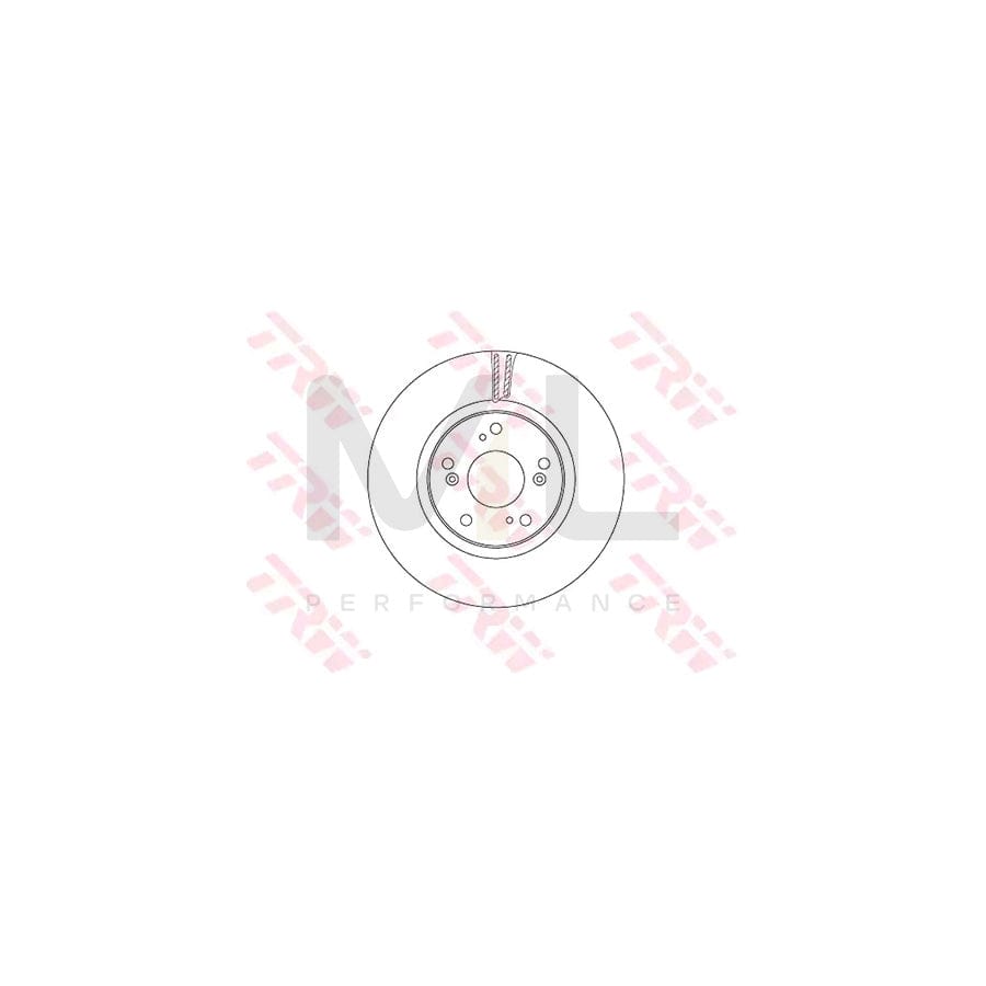 TRW DF6689 Brake Disc for HONDA CIVIC Vented, Painted | ML Performance Car Parts