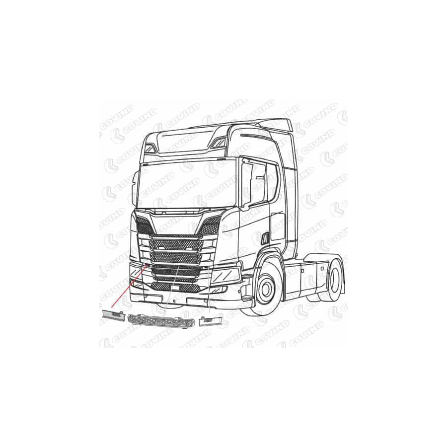 Covind R50/111 Cover, Radiator Grille