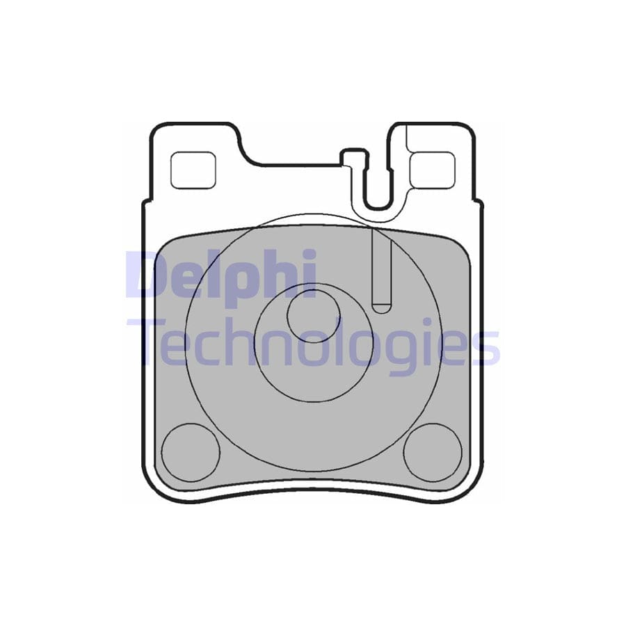 Delphi Lp841 Brake Pad Set