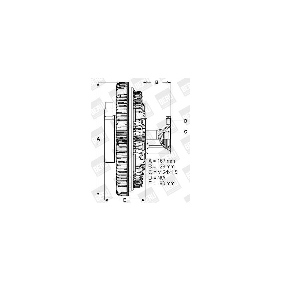 Beru Lk024 Fan Clutch