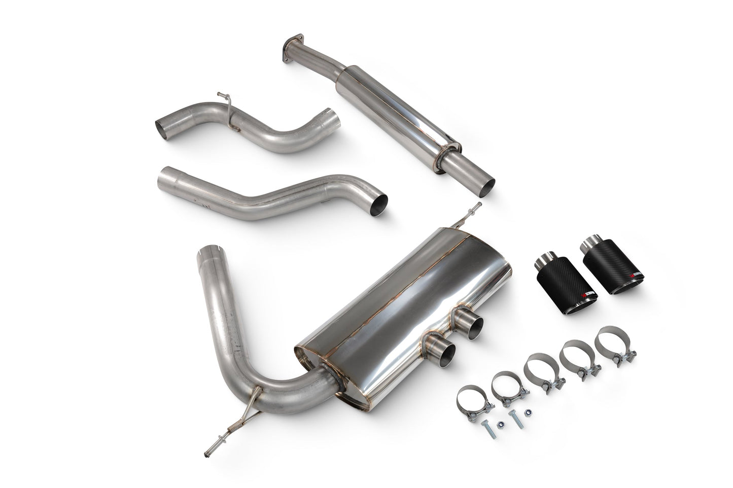 Scorpion SFD071CF Ford Focus MK3 ST Resonated Cat-Back System  | ML Performance US US