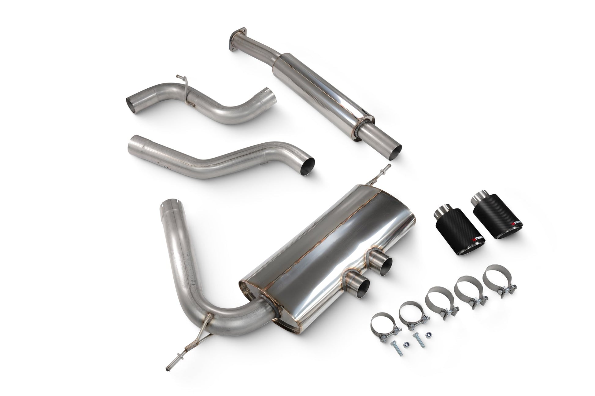 Scorpion SFD071CF Ford Focus MK3 ST Resonated Cat-Back System  | ML Performance US US