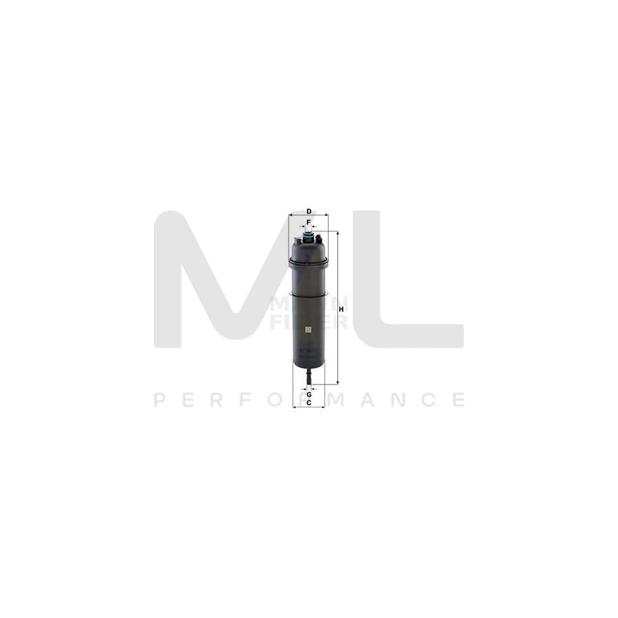 MANN-FILTER WK 5017 Fuel filter In-Line Filter
