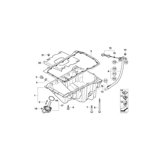 Genuine BMW 11437787872 E46 Guide Tube (Inc. 318d, 320d & 320Cd) | ML Performance US Car Parts