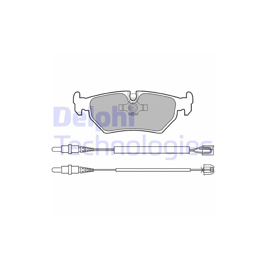 Delphi Lp910 Brake Pad Set