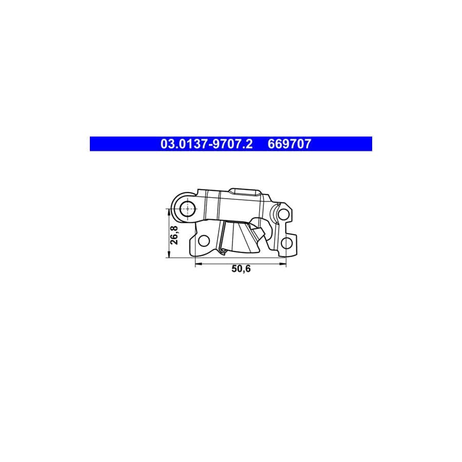 ATE 03.0137-9707.2 Brake Shoe Fitting Kit
