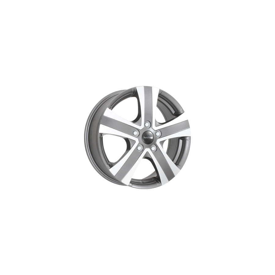 SuperMetal Hammer 6.5x17 ET65 42151 Grey Polish Wheel