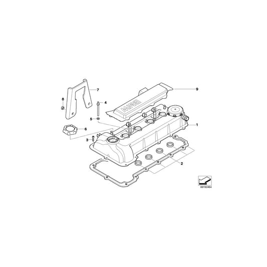Genuine BMW 11128291308 E90 Threaded Bolt M6X70 (Inc. 320si) | ML Performance US Car Parts