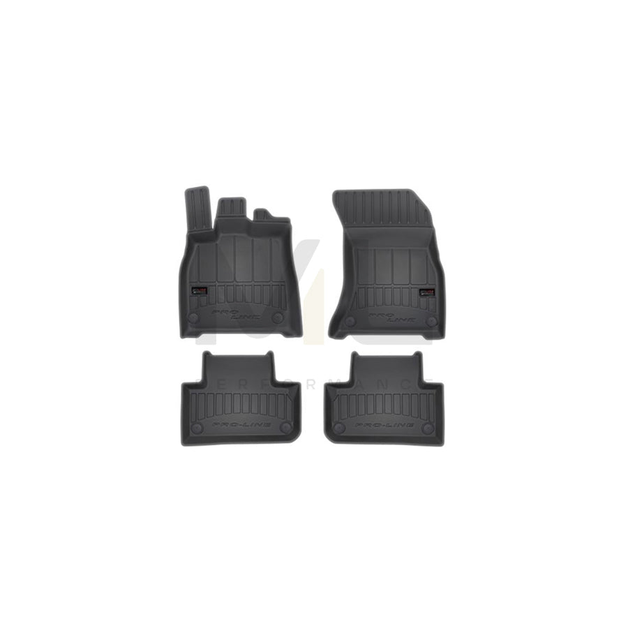 FROGUM Tailored 3D407657 Floor mat set for AUDI Q5 (FYB) Elastomer, Front and Rear, Quantity: 4, Black, (LHD)
