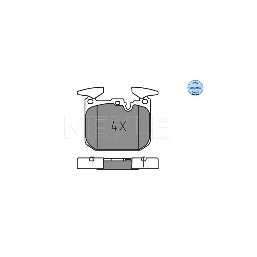 Meyle 025 250 2818 Brake Pad Set