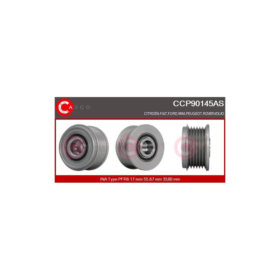Casco Ccp90145As Pulley, Alternator