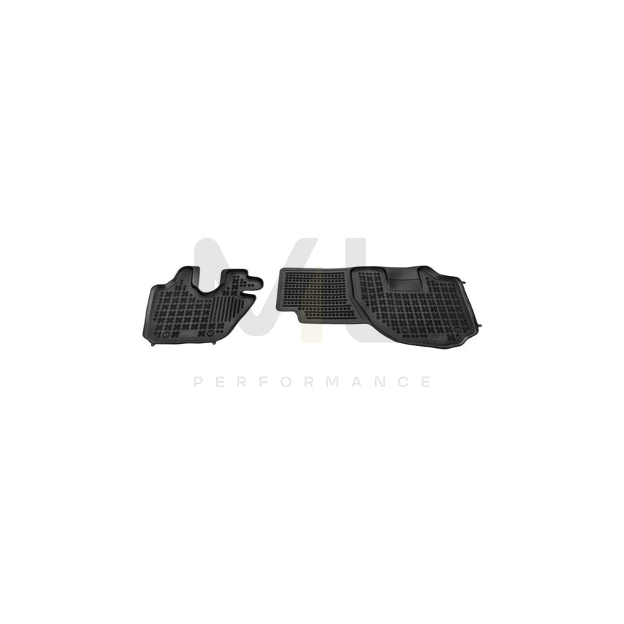 REZAW PLAST N 203903 Floor mat set for Elastomer, Front, Black