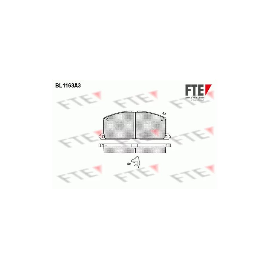 FTE 9010043 Brake Pad Set