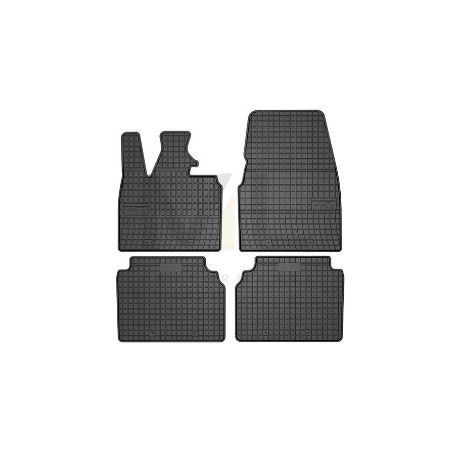 FROGUM Tailored, Basic 411098 Floor mat set for BMW i3 (I01) Elastomer, Front and Rear, Quantity: 4, Black, (LHD)