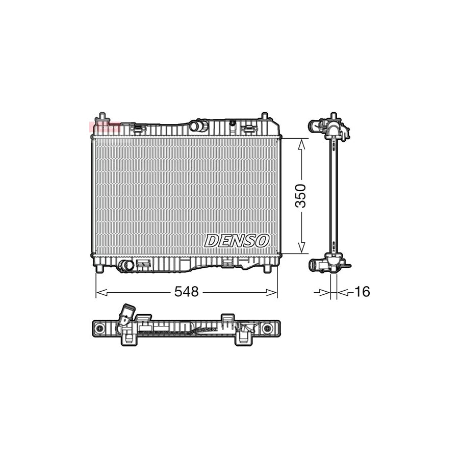 DENSO DRM10006 Engine Radiator