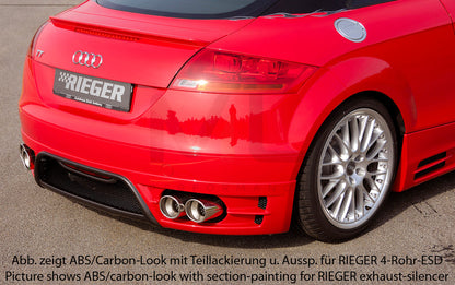 Rieger 00099047 Audi 8J TT Rear Diffuser 5 | ML Performance US Car Parts