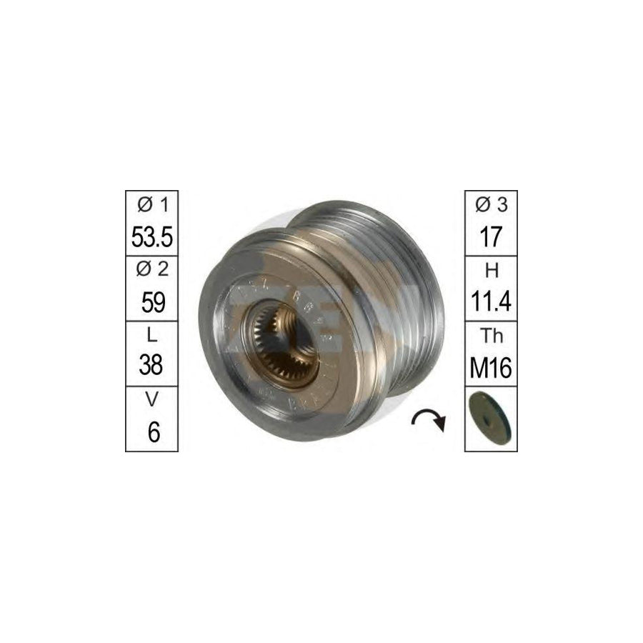 Era 219077 Alternator Freewheel Clutch