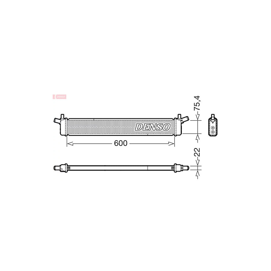 DENSO DRM50136 Engine Radiator for Toyota Auris