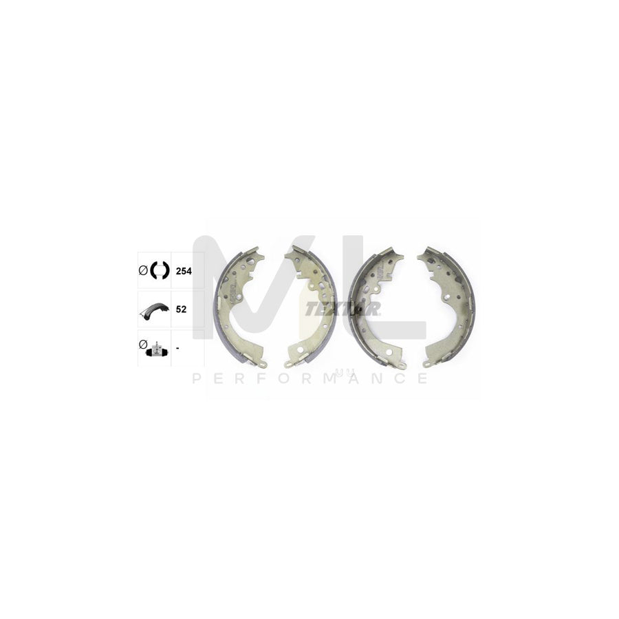 TEXTAR 91083700 Brake Shoe Set without handbrake lever | ML Performance Car Parts